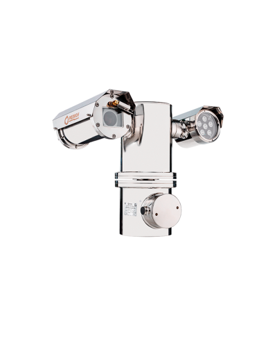 Взрывозащищенный термокожух на поворотной платформе для IP видеокамеры с ИК подсветкой Релион-PTZ-Exd-Н-В-ИК-СО 48В в Стерлитамаке Системы видеонаблюдения Pintop.ru