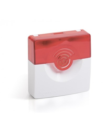 Оповещатель охранно-пожарный комбинированный (светозвуковой) адресный Рубеж ОПОП 124-R3 (бело-красный) в Стерлитамаке Оповещатели АСПС РУБЕЖ Pintop.ru