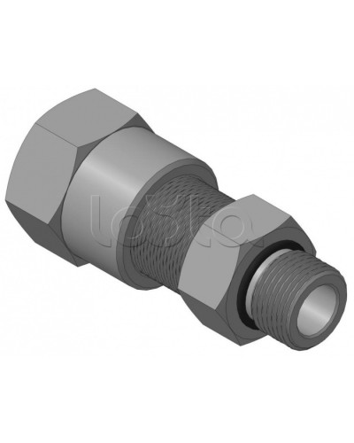 Кабельный ввод с резьбой G1/2 мм для прокладки кабеля в металлорукаве РЗ-ЦП-15, с уплотнением кабеля и проходным диаметром кабеля d=6-10 мм Спектрон КВМ-15/10-М-G1/2 в Стерлитамаке Аксессуары для кабель-канала Pintop.ru