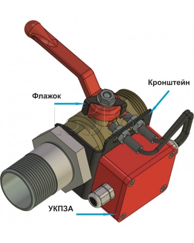 Устройство контроля положения запорной арматуры УКПЗА v2 Спецавтоматика в Стерлитамаке Устройства контроля положения дисковых затворов Pintop.ru