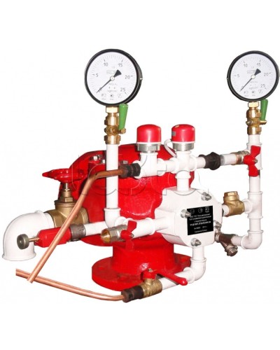 Узел управления дренчерный с пневмоприводом Спецавтоматика УУ-Д100/1,6(П0,028)-ВФ.О4 в Стерлитамаке Устройства пуска водяного пожаротушения Pintop.ru