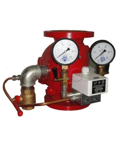 Узел управления спринклерный водозаполненный Спецавтоматика УУ-С150/1,6 В-ВФ.04 Прямоточный-150 исп. 01 в Стерлитамаке Устройства пуска водяного пожаротушения Pintop.ru