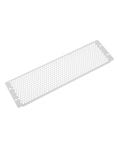 Фальшпанель в шкаф 19 3U перфорированная ЦМО ФП-3.4-9005 в Стерлитамаке Аксессуары для стоек и шкафов Pintop.ru