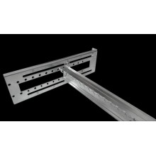 Панель 19" с DIN-рейкой регулируемая по глубине для установки коммутаторов ЦМО (STK-RACKMNT-704KA)