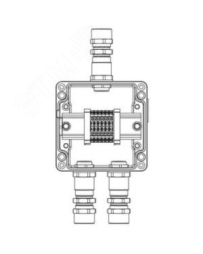 TBE-A-12-(6xCBC.2)-2xKA2MHK(A)-1xKA2MHK(C)1Ex e IIC Т5 Gb / Ex tb IIIC T95°C Db IP66 DKC (1201.121.22.121B) в Стерлитамаке Комутационные взрывозащищенные коробки Pintop.ru