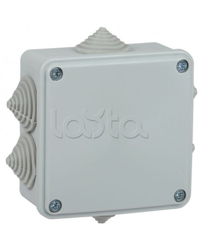 Коробка монтажная 100х100х45 мм IP44 6 вводов IEK (UKO11-100-100-045-K41-44) в Стерлитамаке Распределительные коробки Pintop.ru