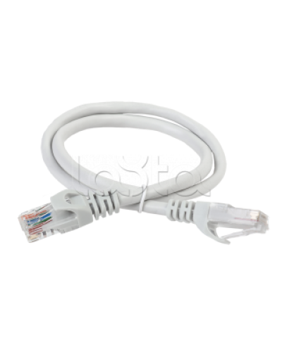 ITK Коммутационный шнур (патч-корд) кат.6 UTP 3м серый (PC01-C6U-3M) в Стерлитамаке Патчкорды (медные) Pintop.ru