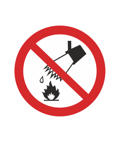 Знак P 04 Запрещается тушить водой 200х200 мм, пленка самоклеящаяся ГОСТ Р 12.4.026-2015 EKF (an-p-04) в Стерлитамаке Дополнительное оборудование для ОПС Pintop.ru