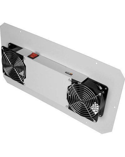 Панель вентиляционная с 2 вентиляторами TLK TLK-FAN2-GY в Стерлитамаке Вентиляторные модули Pintop.ru