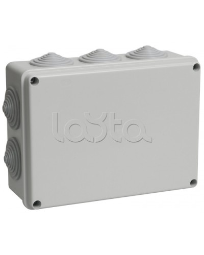 Коробка КМ41244 распаячная для о/п (RAL7035, 10 гермовводов) IEK UKO11-190-140-070-K41-55 в Стерлитамаке Аксессуары для средств охраны периметра Pintop.ru