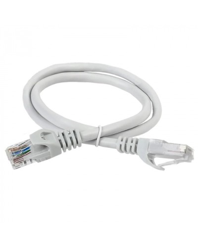 ITK Коммутационный шнур (патч-корд) кат.5Е UTP 1м серый (PC01-C5EU-1M) в Стерлитамаке Патчкорды (медные) Pintop.ru