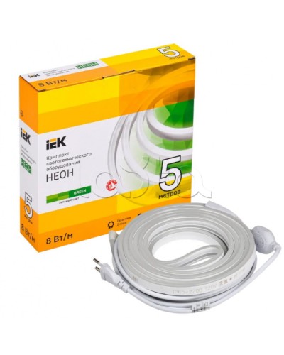 Комплект DIY (2835G120-8-IP65-220В 5м + др.) IEK (LSR5-G-120-65-2-05-S0) в Стерлитамаке Источники света(Лампы) Pintop.ru