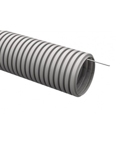 ELASTA Труба гофр. тяжелая ПВХ d=25мм с зондом (50м) IEK (EA-TG23-121-025-050-K41) в Стерлитамаке Труба гофрированная Pintop.ru