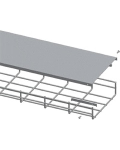 Крышка для лотка шириной 200мм, 1м. LANMASTER LAN-MT-AB200-EZ в Стерлитамаке Аксессуары для лотков Pintop.ru