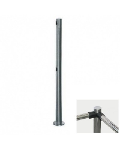 Стойка двухсторонняя L-образная PERCo-BH02 2-02 в Стерлитамаке Ограждения Pintop.ru