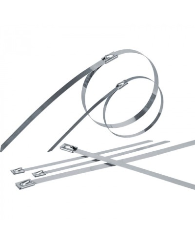 Хомуты стальные Navigator 82 394 NCT-S-079-400-50 (50 шт/упак) в Стерлитамаке Стяжки-хомуты Pintop.ru