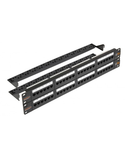 Патч-панель 19, 2U, 48xRJ45 NIKOMAX (NMC-RP48UD2-2U-BK) в Стерлитамаке Патч панель Pintop.ru