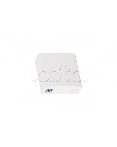 Оптическая розетка (кросс), укомплектованная на 2 порта LC/UPC, SM 9/125 OS2, полный комплект NMF-WO02LCUS2-CS-WT в Стерлитамаке Проходные адаптеры и розетки оптические Pintop.ru