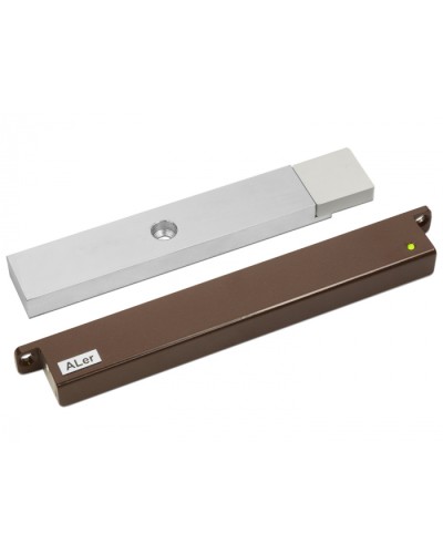 Замок электромагнитный Aler AL-200 PRemium (24 В, коричневый) в Стерлитамаке Электромагнитные замки Pintop.ru