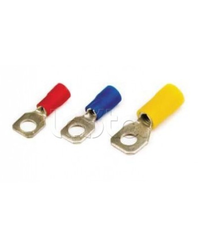 Наконечник с отверстием под винт ф5,2мм, с изолированным фланцем, для сечения провода 2,5-6,0мм2 DKC (2C5P) в Стерлитамаке Держатели, клипсы, скобы Pintop.ru