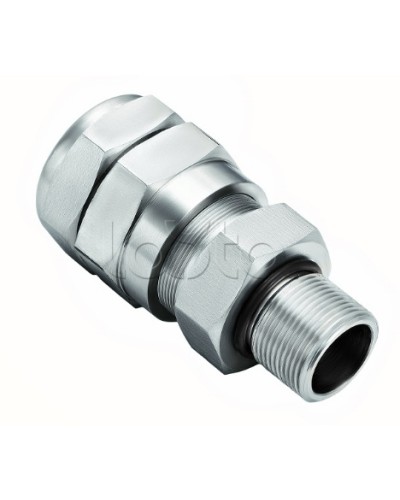 Кабельный ввод для бронированного кабеля с уплотнением внутренней оболочки кабеля резьбой G1/2, внешним диаметром кабеля D= 8-12мм и проходным диаметром кабеля d= 4-8 мм Спектрон КВБ-12/8-М-G1/2 в Стерлитамаке Аксессуары для кабель-канала Pintop.ru