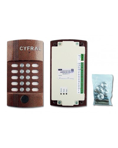 Блок вызова видеодомофона на 10 абонентов Цифрал M-10M/PVC в Стерлитамаке Блоки вызова многоабонентные Pintop.ru