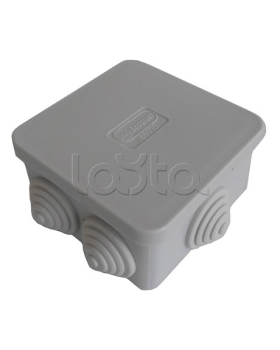 Коробка распределительная о/п 70х70х40, 6 вых Экопласт 44056-1 в Стерлитамаке Распределительные коробки Pintop.ru