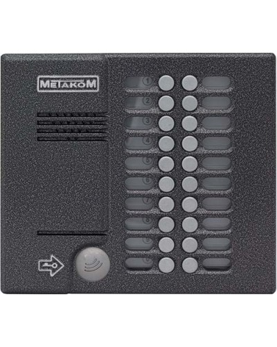 Блок вызова домофона Метаком MK20.2-MFEN в Стерлитамаке Вызывные аудиопанели малоабонентные Pintop.ru