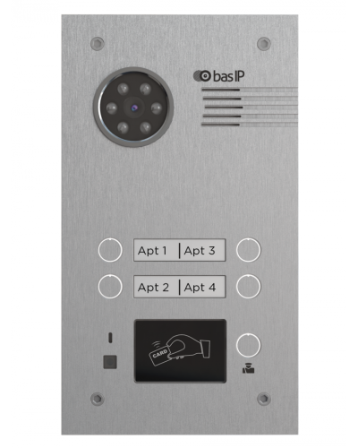 Вызывная панель BAS-IP BA-04MD SILVER в Стерлитамаке Вызывные IP панели Pintop.ru