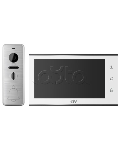 Комплект видеодомофона CTV-DP4705AHD (белый) в Стерлитамаке Комплекты домофонов Pintop.ru