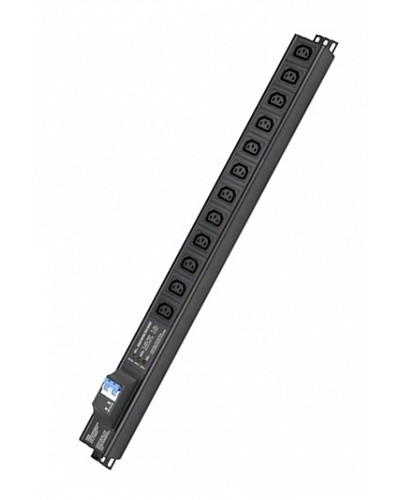 Блок распределения питания вертикальный для 19 шкафов DKC R5VIEC12CBOP в Стерлитамаке Блоки розеток Pintop.ru