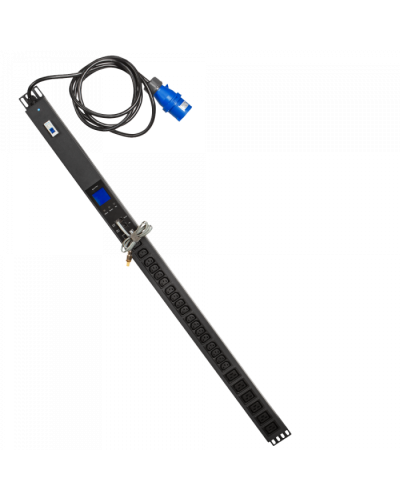 Блок розеток верт. 32A / 250V, 6xC19 + 18xC13, шнур 3.0 м, разъем IEC309 TWT (TWT-PDVMT1-6x18-32A) в Стерлитамаке Блоки розеток Pintop.ru