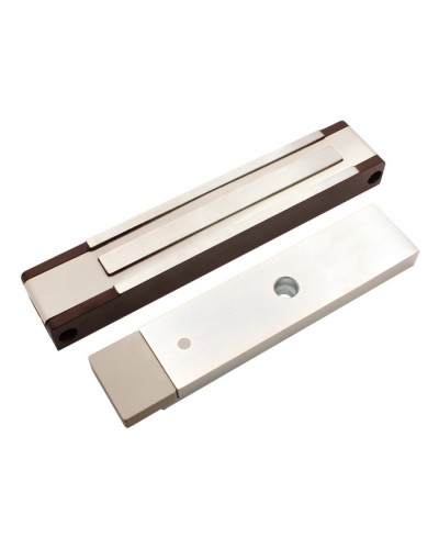 Электромагнитный замок с датчиком состояния двери ALeko ALM-400P (24В коричневый) в Стерлитамаке Электромагнитные замки Pintop.ru