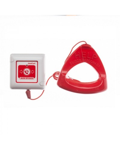 Кнопка со шнуром проводная аналоговая влагозащищенная Getcall GC-0423W1 в Стерлитамаке Переговорные устройства Pintop.ru