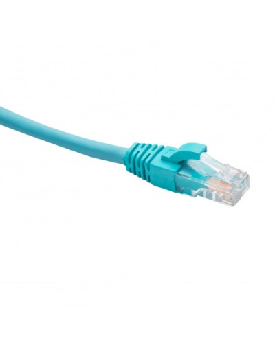 Шнур коммутационный U/UTP категория 5e LSZH нг(А)-HF 10,0 м, бирюзовый Datarex DR-181620 в Стерлитамаке Патчкорды (медные) Pintop.ru