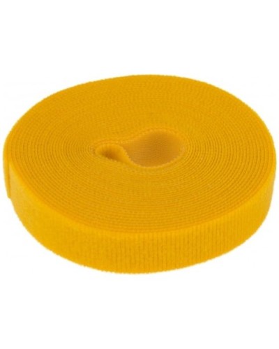 Лента-липучка многоразовая 5 м х 20мм, желтая (1 шт/уп) REXANT 07-7522 в Стерлитамаке Монтажные материалы Pintop.ru