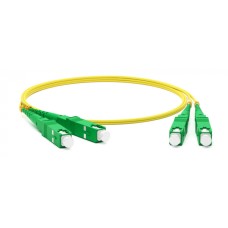 Патч-корд волоконно-оптический Hyperline FC-D2-9-SC/AR-SC/AR-H-3M-LSZH-YL