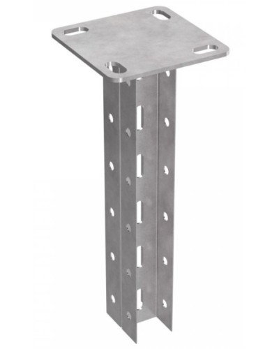 Стойка потолочная для средних нагрузок 35х30х400 пятка 120х120 Промрукав (PR08.2760) в Стерлитамаке Аксессуары для лотков Pintop.ru