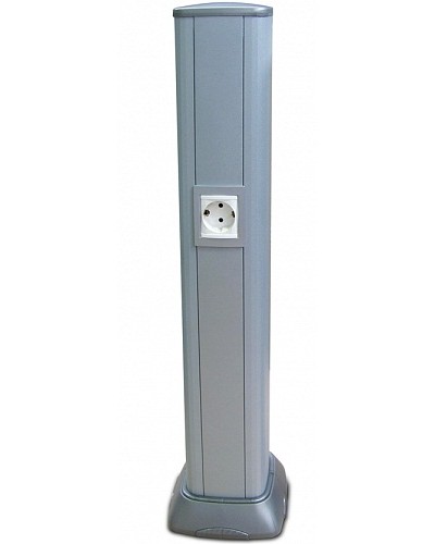 Колонна алюминевая 0,71 м, цвет темно-серебристый металлик DKC 09594 в Стерлитамаке Аксессуары для стоек и шкафов Pintop.ru