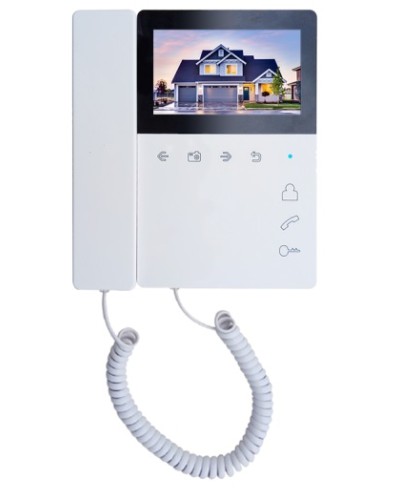 Монитор цветного видеодомофона Tantos Elly-S с трубкой VZ в Стерлитамаке Абонентские видеоустройства Pintop.ru