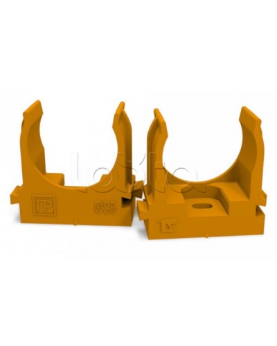 Крепеж-клипса для труб для монтажного пистолета оранжевая д25 (100шт/700шт уп/кор) Промрукав (PR13.0153) в Стерлитамаке Держатели, клипсы, скобы Pintop.ru