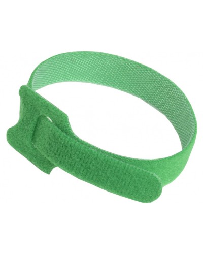 ITK Хомут-липучка ХКл 14х310мм с м/з зеленый (100шт) (HKVG-W14-L310) в Стерлитамаке Стяжки-хомуты Pintop.ru