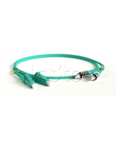 Патч-корд волоконно-оптический Hyperline FC-D2-503-LC/PR-ST/PR-H-2M-LSZH-AQ в Стерлитамаке Патч-корды оптические Pintop.ru