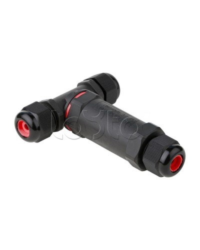 Кабельный коннектор Т-образный (клеммник 3PIN) IP68 FreeTools EKF (plc-uac-cb3T) в Стерлитамаке Коннекторы Pintop.ru