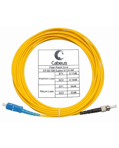 Шнур оптический simplex LC/APC-FC/UPC 9/125 sm 10м LSZH Cabeus FOP(s)-9-LC/APC-FC/UPC-10m в Стерлитамаке Патч-корды оптические Pintop.ru