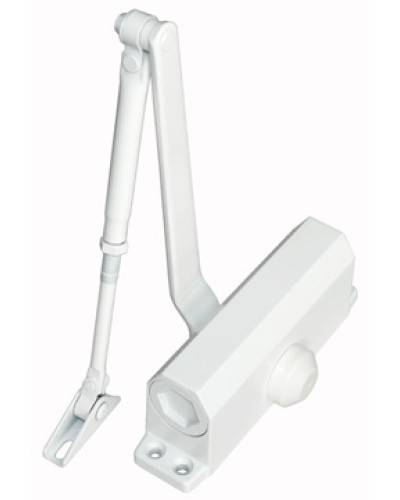 Доводчик двери c тягой EN 3-6, 40 - 130 кг Smartec ST-DC036BCDA-WT в Стерлитамаке Доводчики Pintop.ru