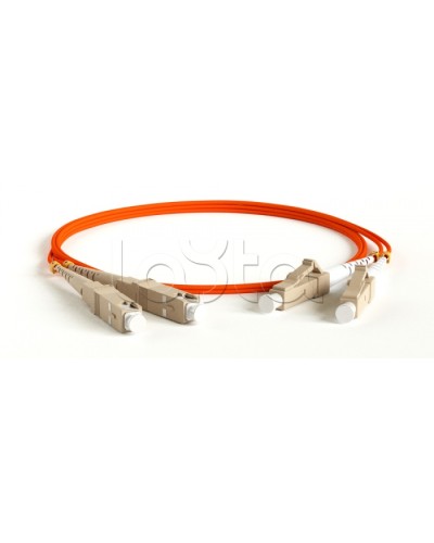 Патч-корд волоконно-оптический MM 50/125, LC-SC, duplex, LSZH, 10 м Hyperline FC-D2-50-LC/PR-SC/PR-H-10M-LSZH-OR (FC-50-LC-SC-PC-10M) в Стерлитамаке Патч-корды оптические Pintop.ru