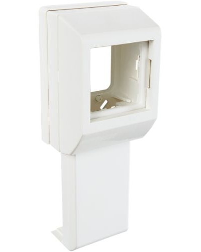 Суппорт с рамкой на 1 пост (45х45) вдоль профиля универсальный SPL 020007S в Стерлитамаке Аксессуары для кабель-канала Pintop.ru