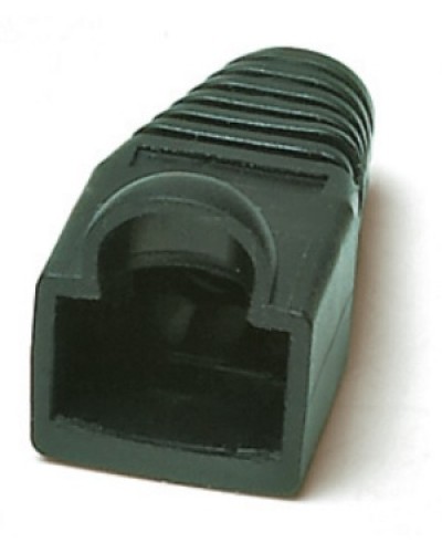 Изолирующий колпачок для разъемов RJ-45, черный (10 шт.) Hyperline BOOT-BK-10 в Стерлитамаке Коннекторы и разъемы Pintop.ru