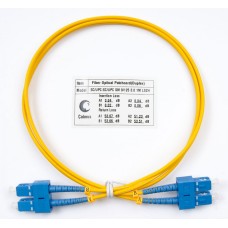 Пигтейл одномодовый оптический, SM 9/125, LSZH, duplex SC/SC (1 м) Cabeus FOP(d)-9-SC-SC-1m